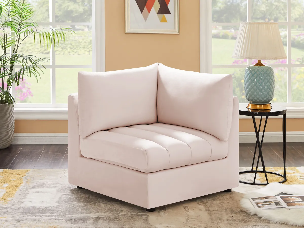 Jacob - Corner Chair - Pink - View 2
