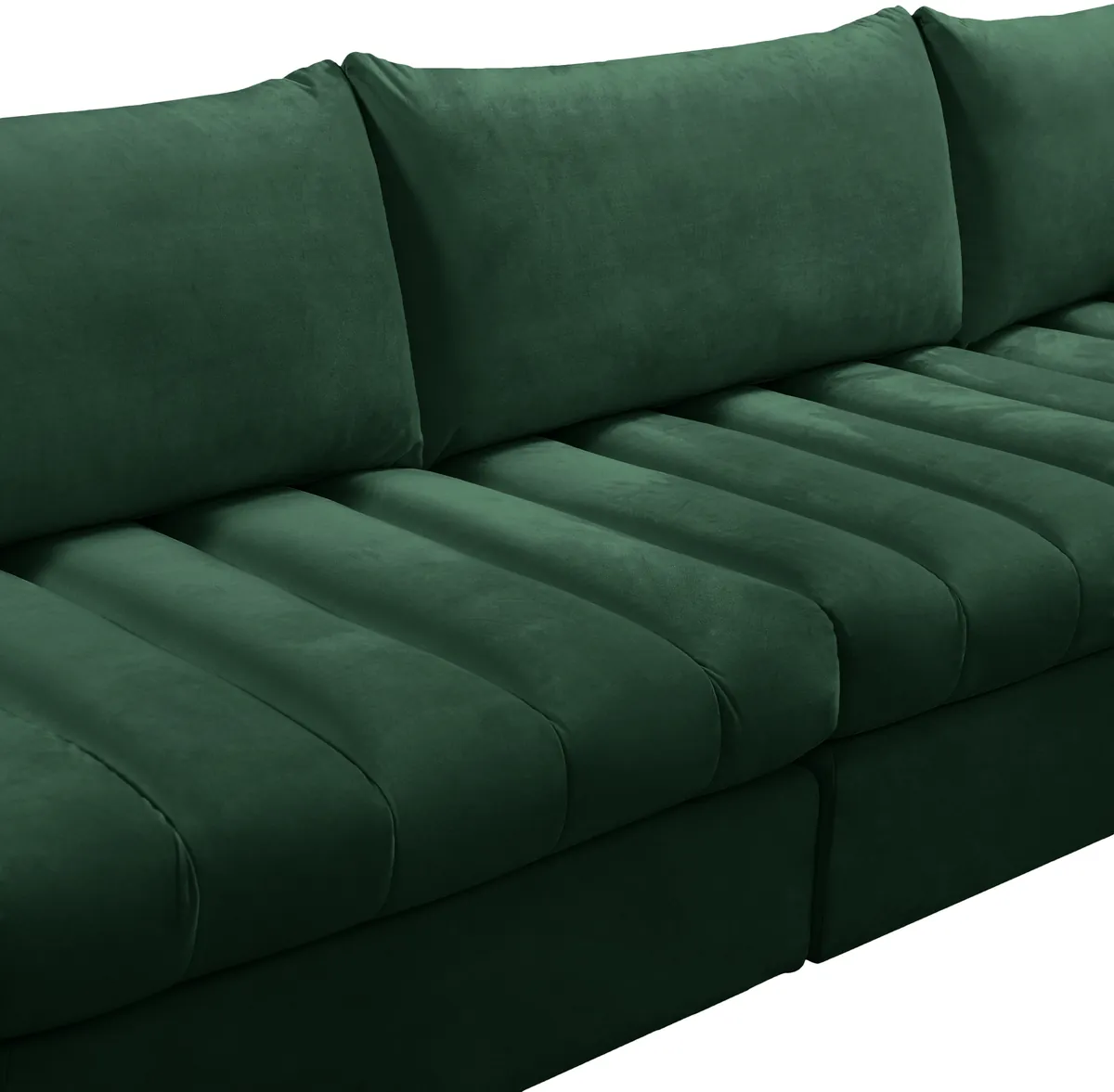 Jacob - Modular Croner Sectional 4 Piece - Green
