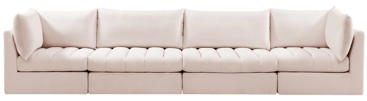 Jacob - Modular 4 Seat Sofa - Pink