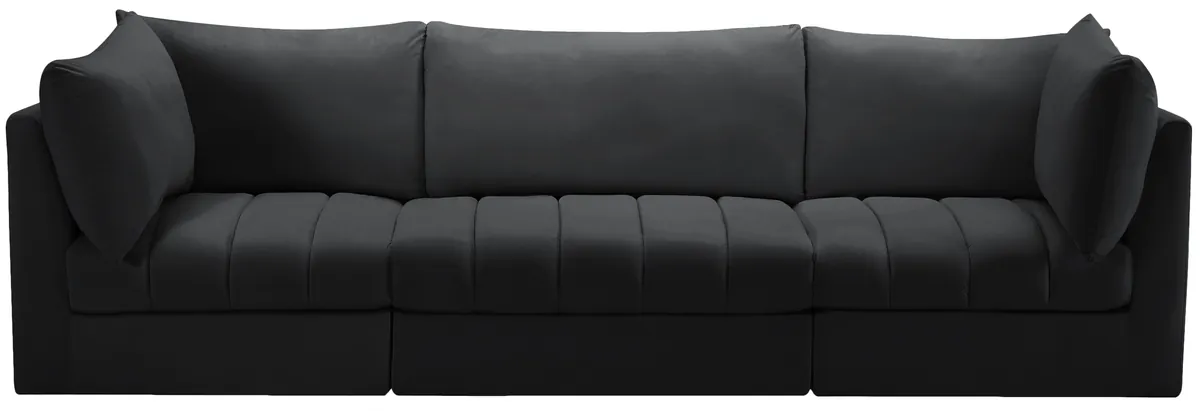 Jacob - Modular 3 Seat Sofa - Black