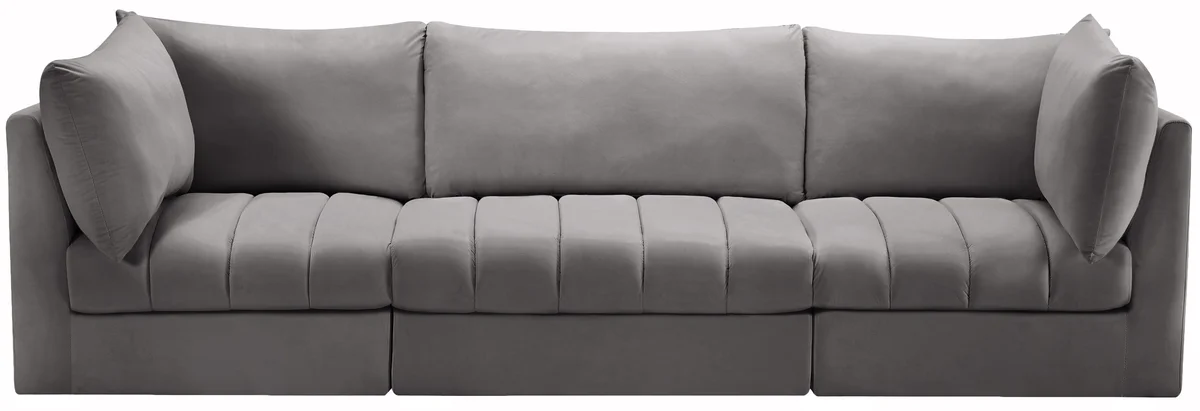 Jacob - Modular 3 Seat Sofa - Gray