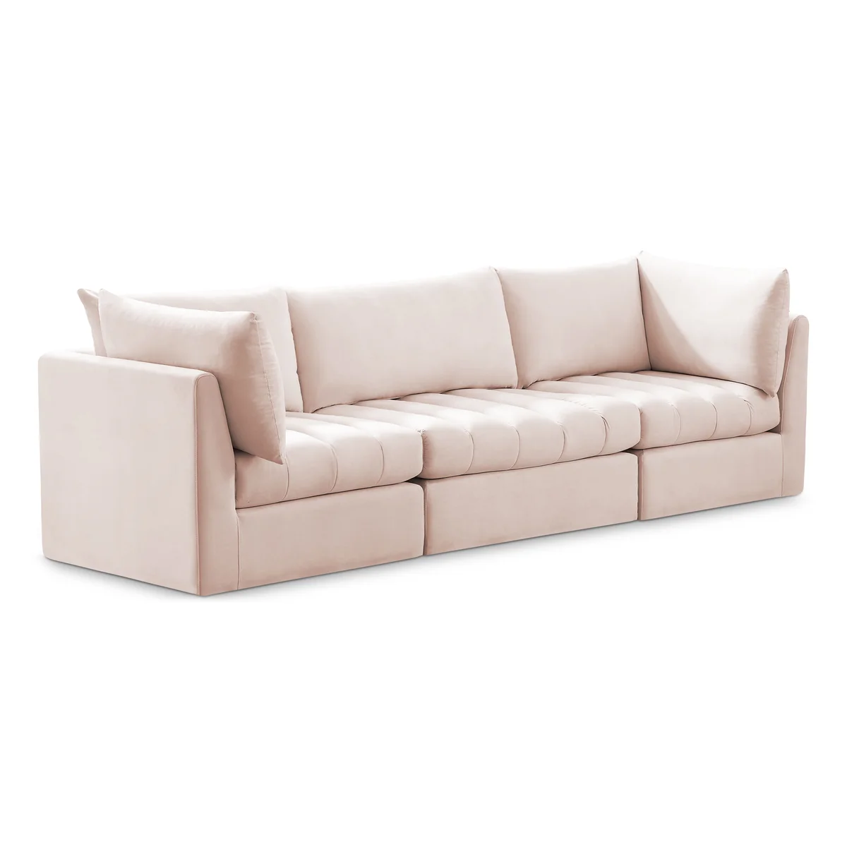 Jacob - Modular 3 Seat Sofa - Pink