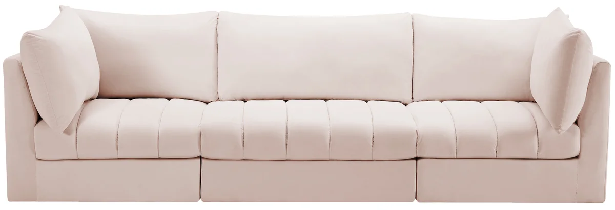 Jacob - Modular 3 Seat Sofa - Pink