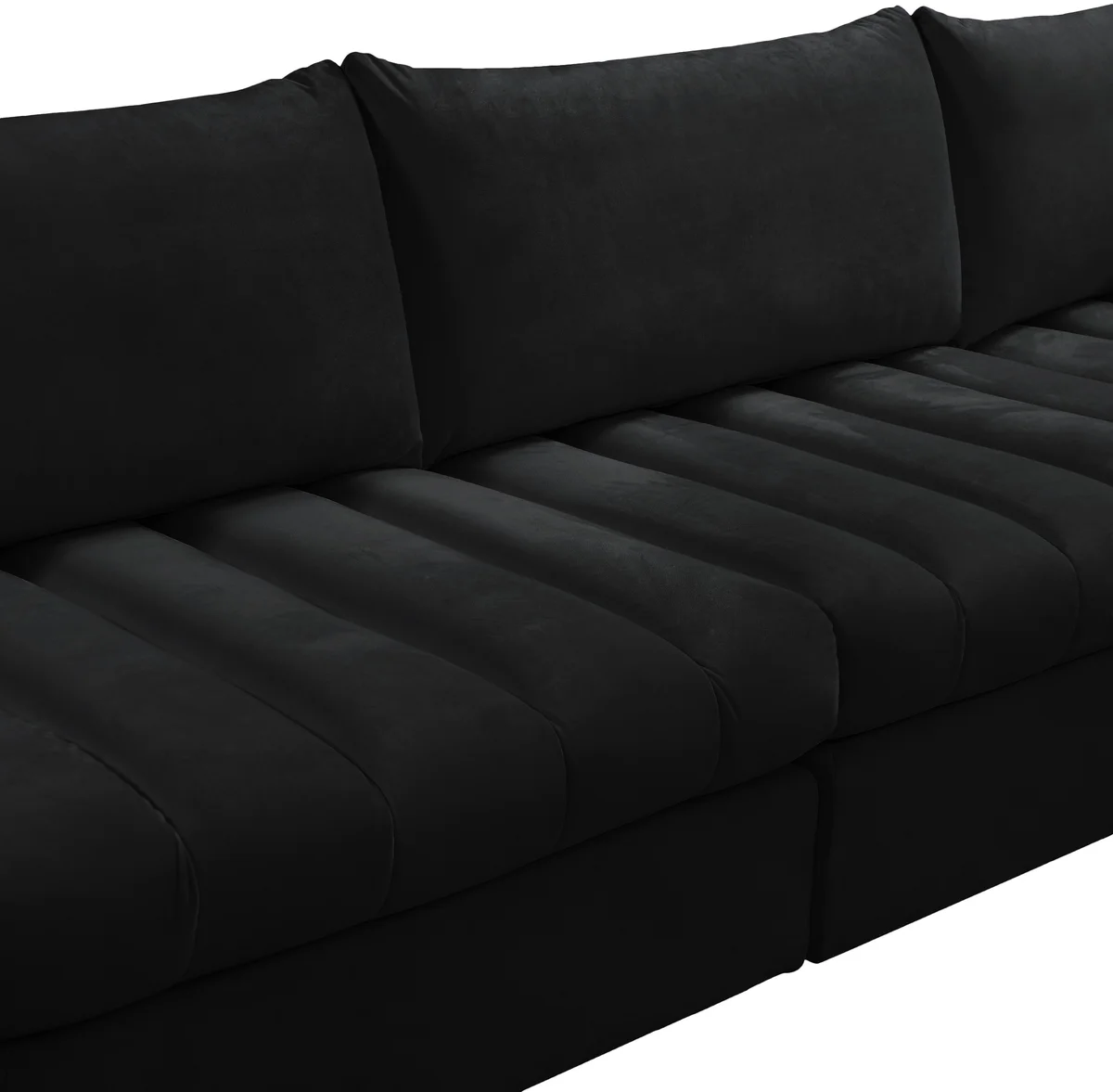 Jacob - Modular Sectional 5 Piece - Black