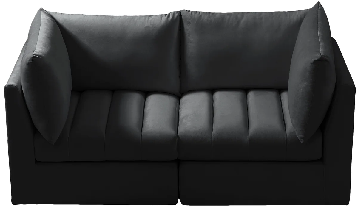 Jacob - Modular 2 Seat Sofa - Black
