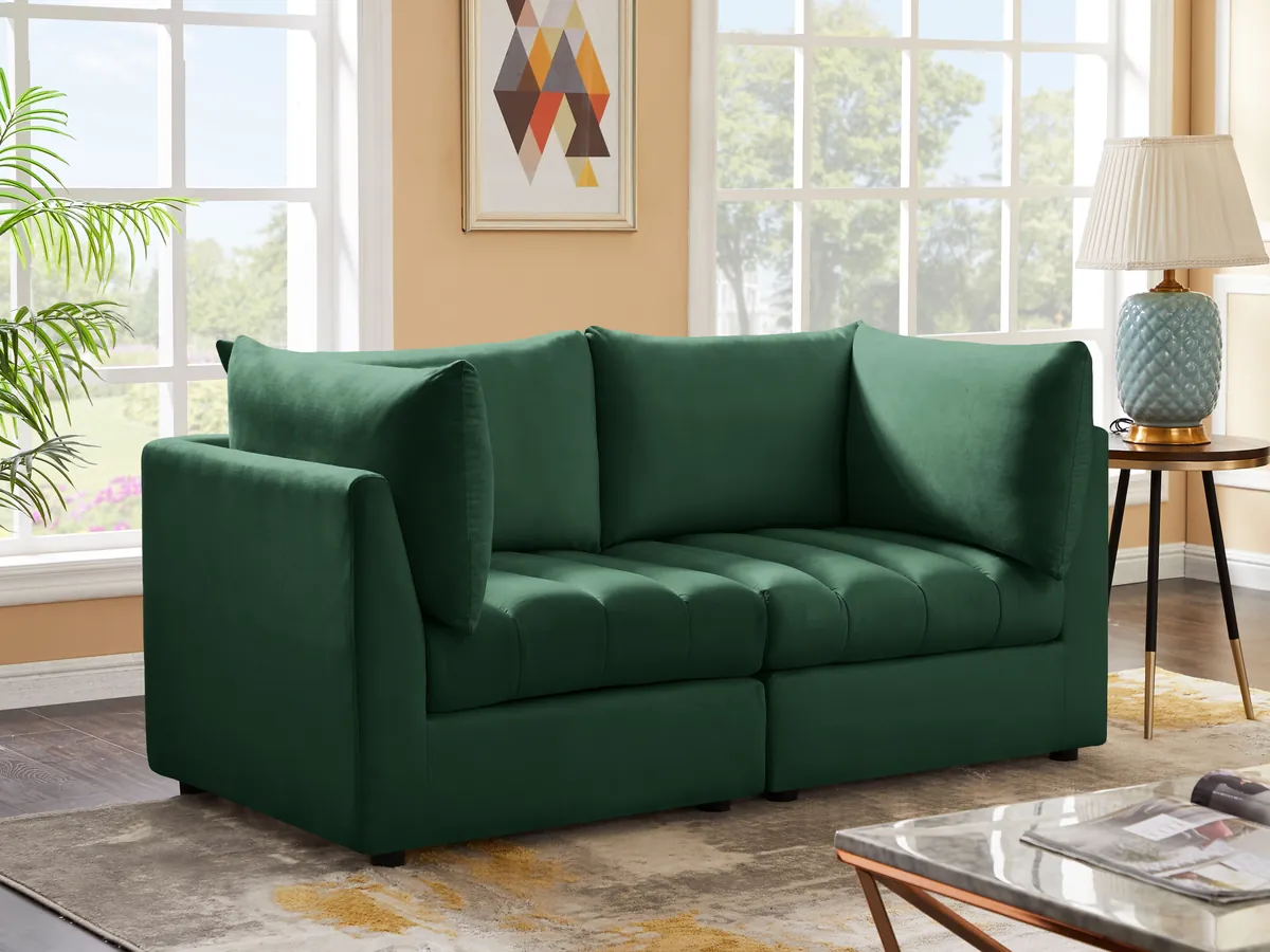 Jacob - Modular 2 Seat Sofa - Green - View 2