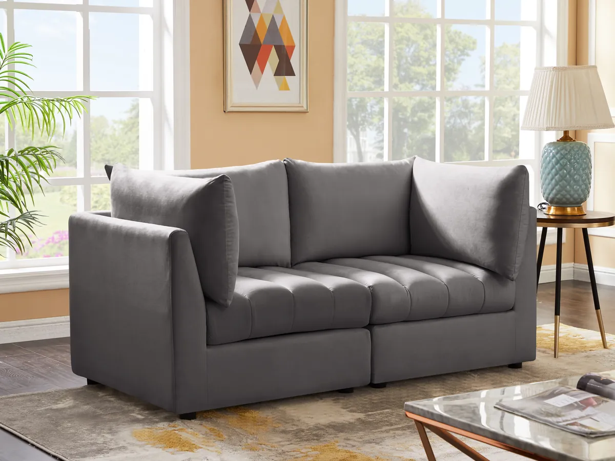 Jacob - Modular 2 Seat Sofa - Gray - View 2