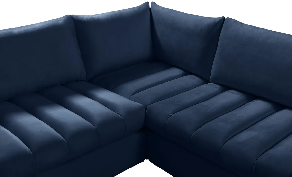Jacob - Modular U-Shaped Sectional 7 Piece - Navy