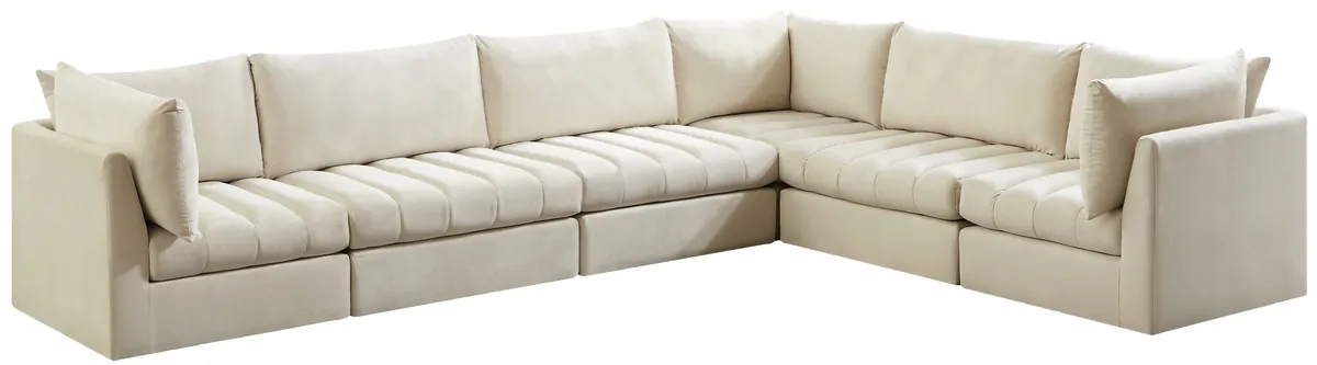Jacob - Modular Sectional 6 Piece - Cream - View 2