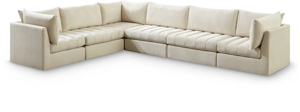 Jacob - Modular Sectional 6 Piece - Cream