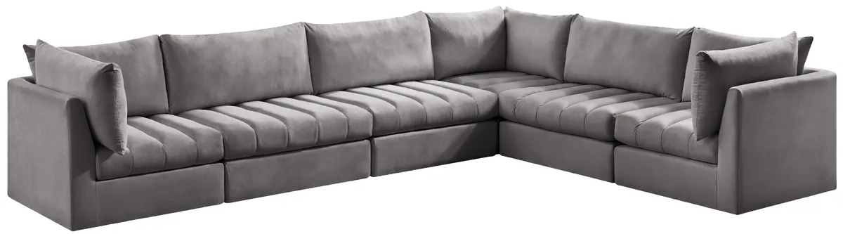 Jacob - Modular Sectional 6 Piece - Gray - View 2