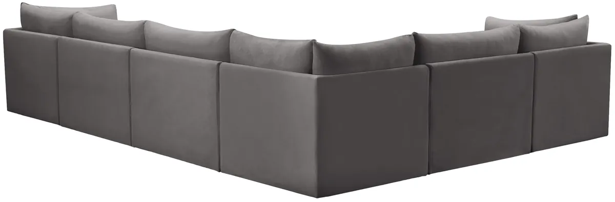 Jacob - Modular Sectional 6 Piece - Gray