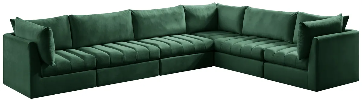 Jacob - Modular Sectional 6 Piece - Green - View 2