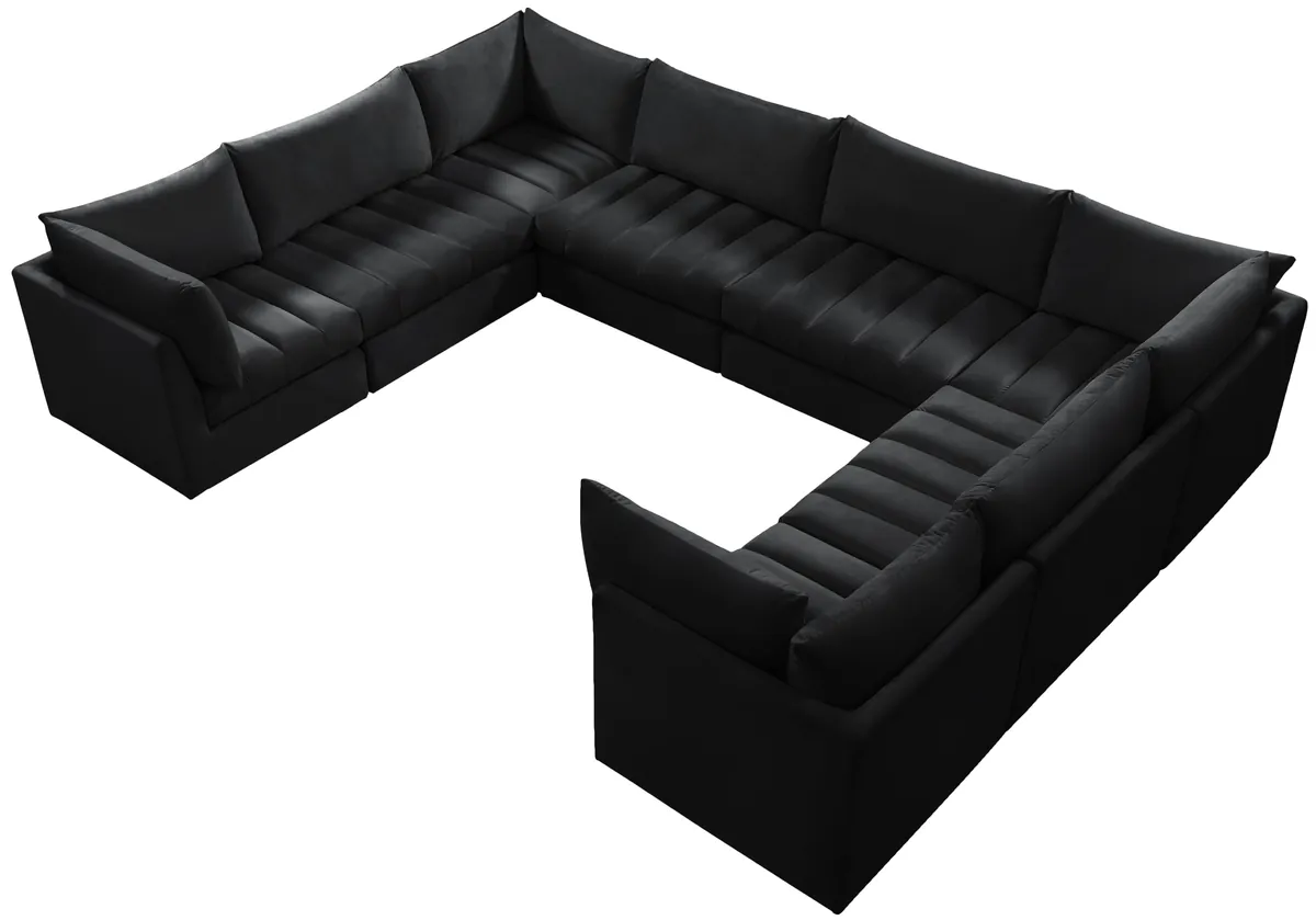 Jacob - Modular Sectional 8 Piece - Black