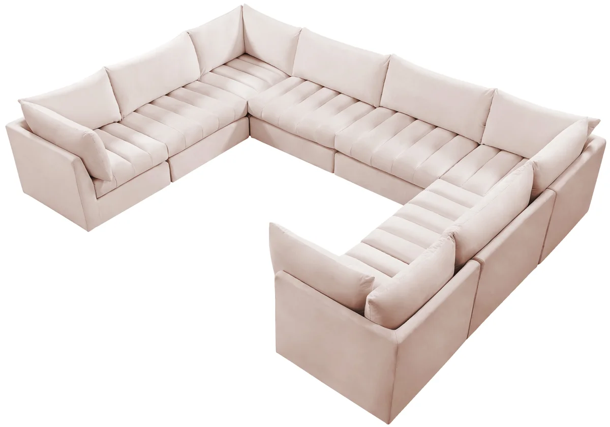 Jacob - Modular Sectional 8 Piece - Pink