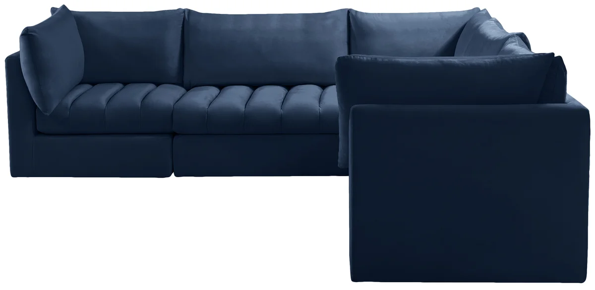 Jacob - Modular Corner Sectional 5 Piece - Navy