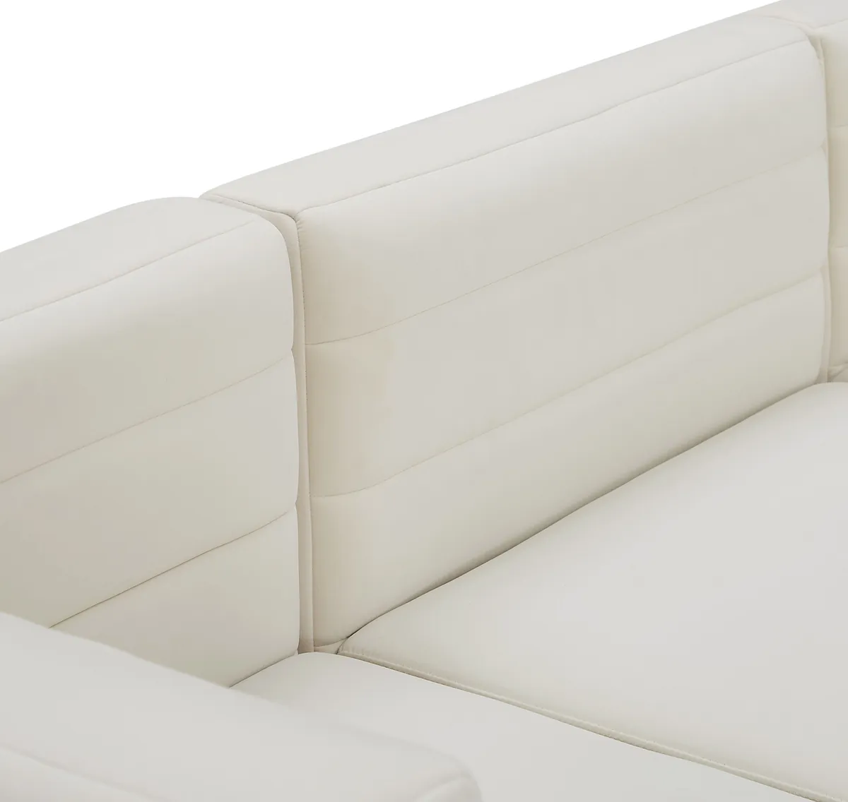 Quincy - Modular Armless Chair - Cream