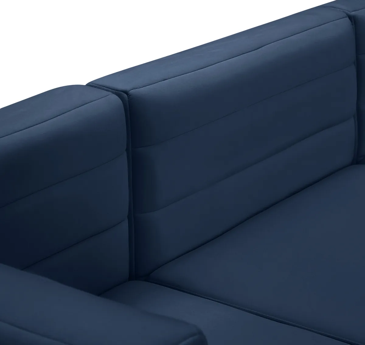 Quincy - Modular Armless Chair - Navy