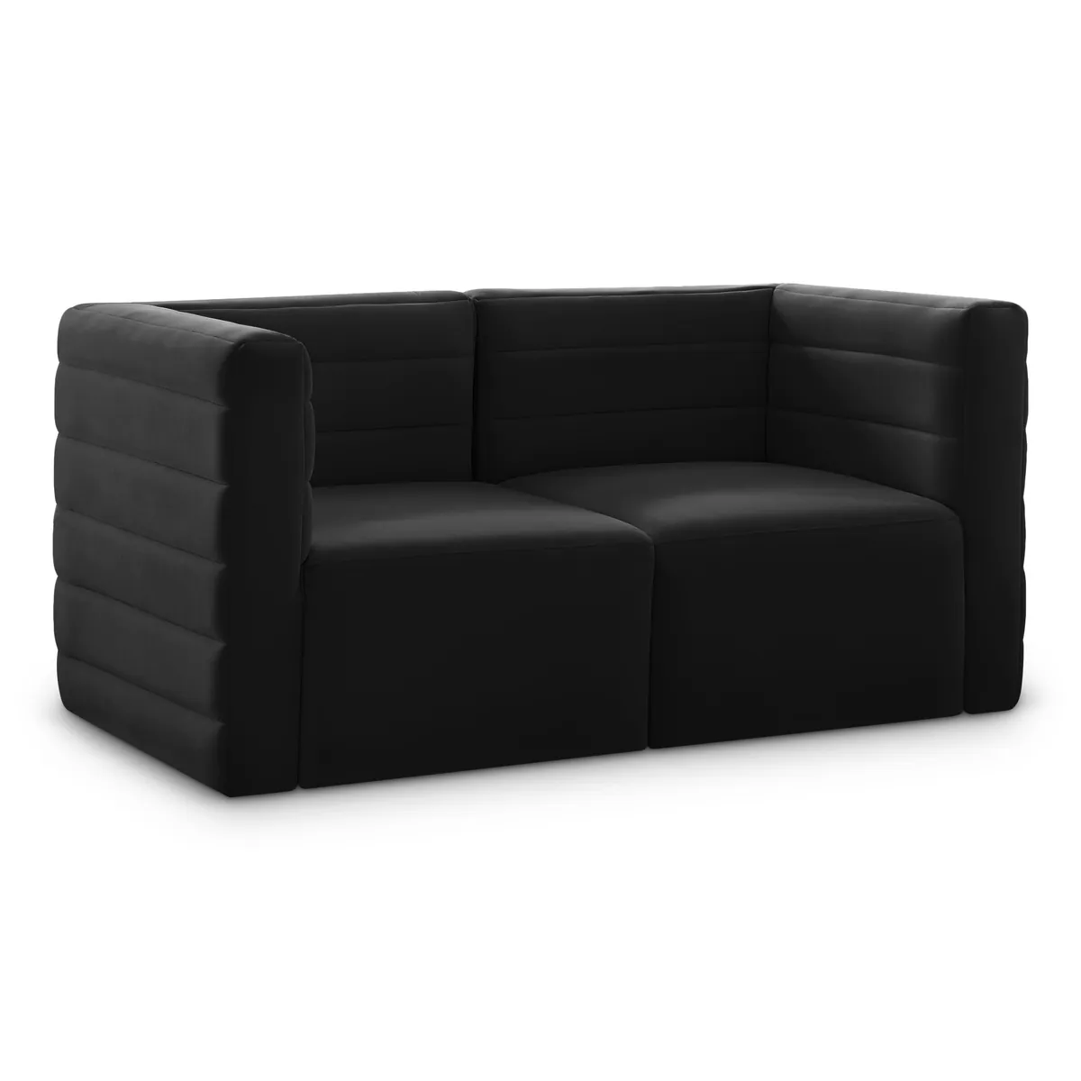 Quincy - 2 Seat Modular Sofa - Black
