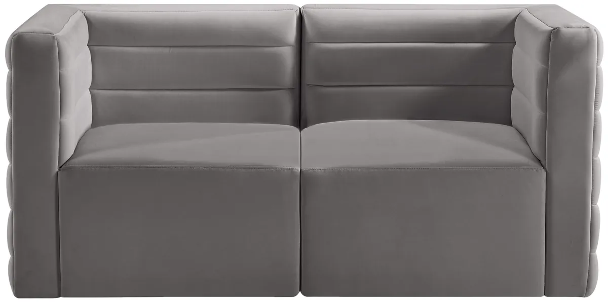 Quincy - 2 Seat Modular Sofa - Gray