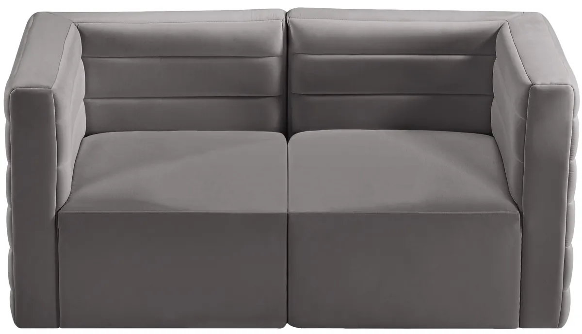 Quincy - 2 Seat Modular Sofa - Gray