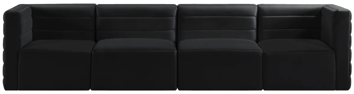 Quincy - 4 Seat Modular Sofa - Black