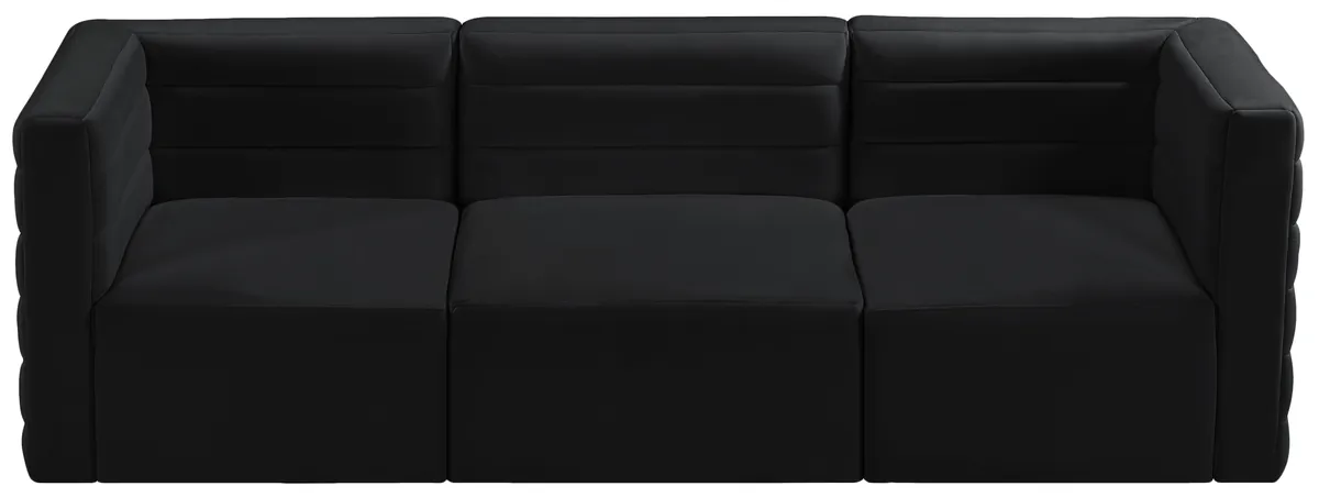 Quincy - 3 Seat Modular Sofa - Black