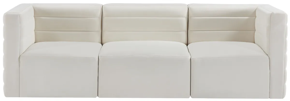 Quincy - 3 Seat Modular Sofa - Cream