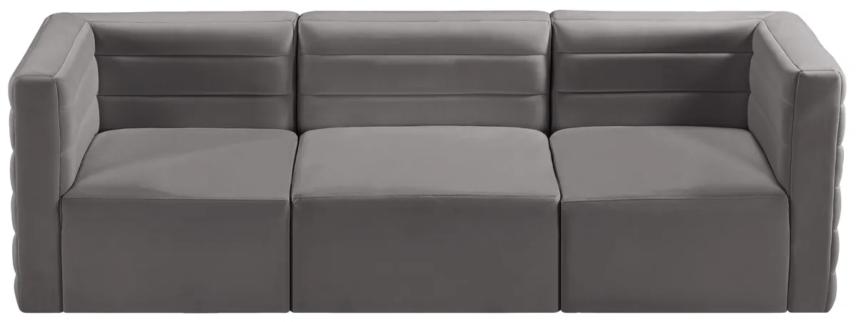 Quincy - 3 Seat Modular Sofa - Gray
