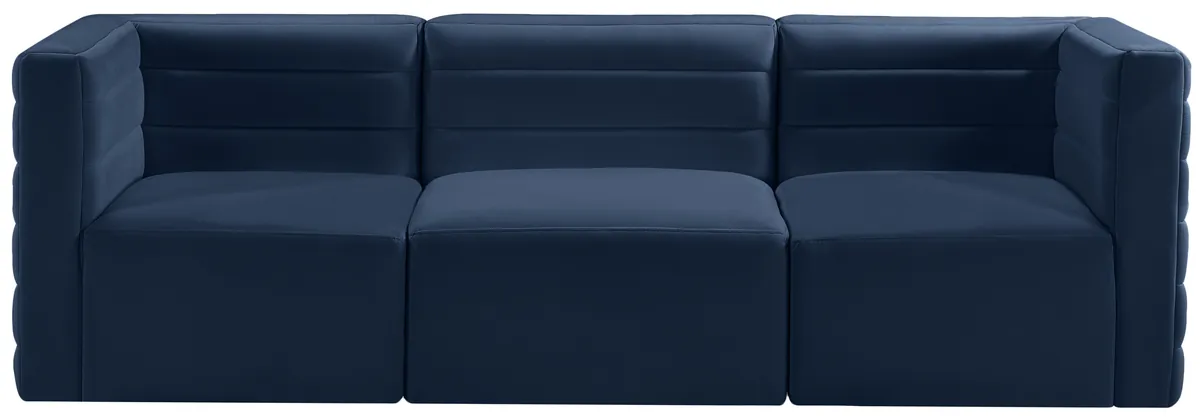 Quincy - 3 Seat Modular Sofa - Navy