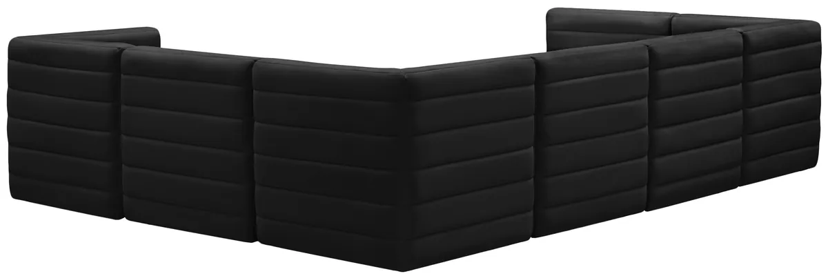 Quincy - 7 Piece Modular Sectional - Black