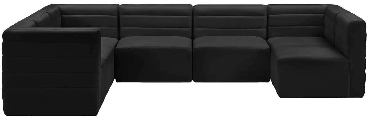 Quincy - 7 Piece Modular Sectional - Black