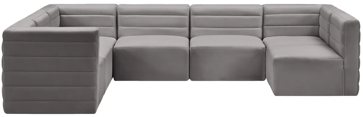 Quincy - 7 Piece Modular Sectional - Gray