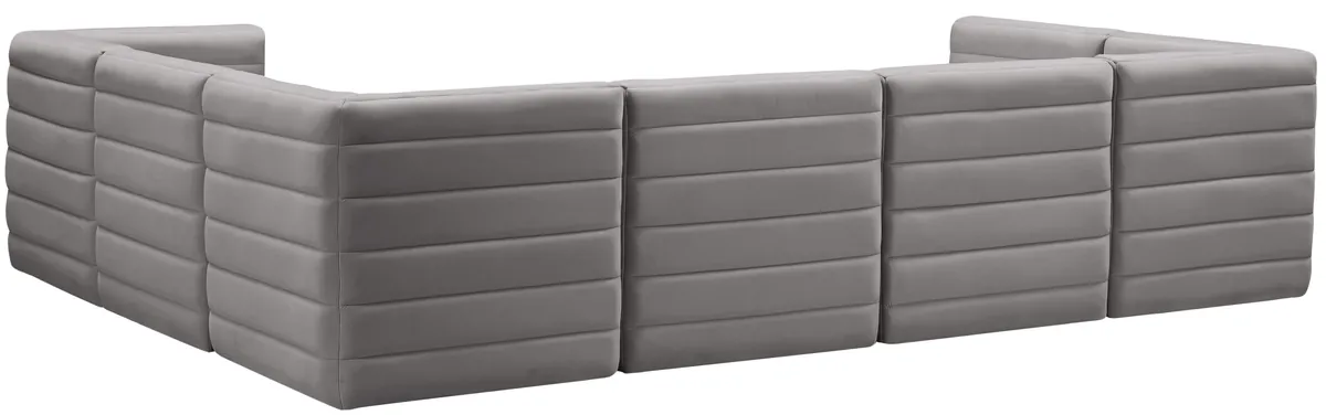 Quincy - 7 Piece Modular Sectional - Gray