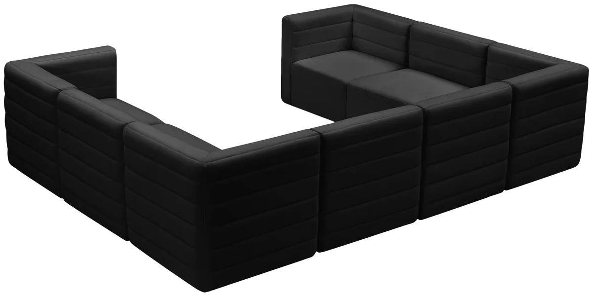 Quincy - 8 Piece Modular Sectional - Black