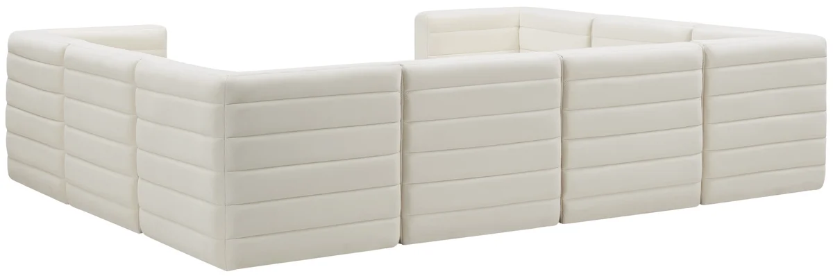 Quincy - 8 Piece Modular Sectional - Cream