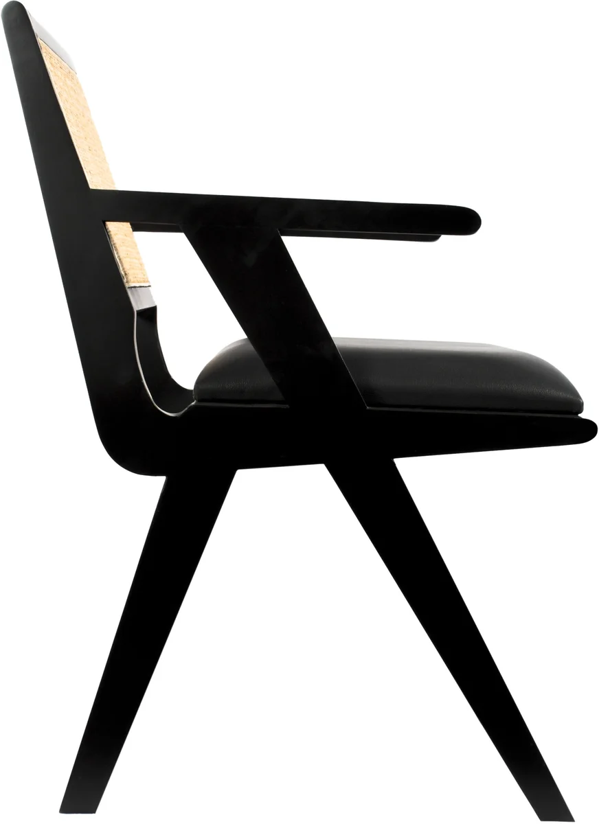 Abby - Dining Arm Chair - Black