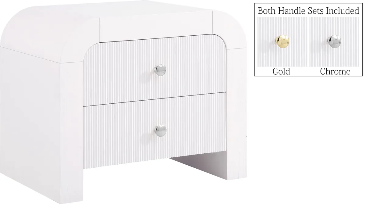 Artisto - Night Stand - White - View 2
