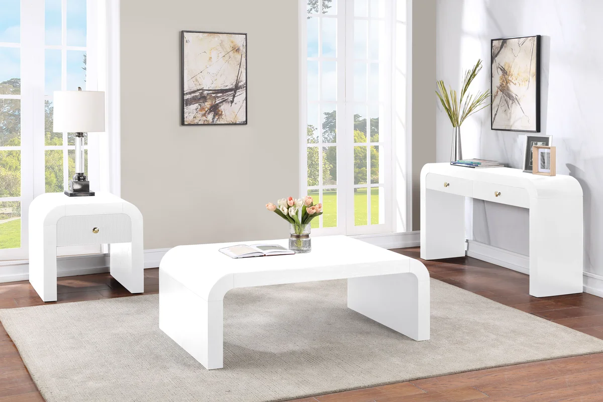 Artisto - End Table - White