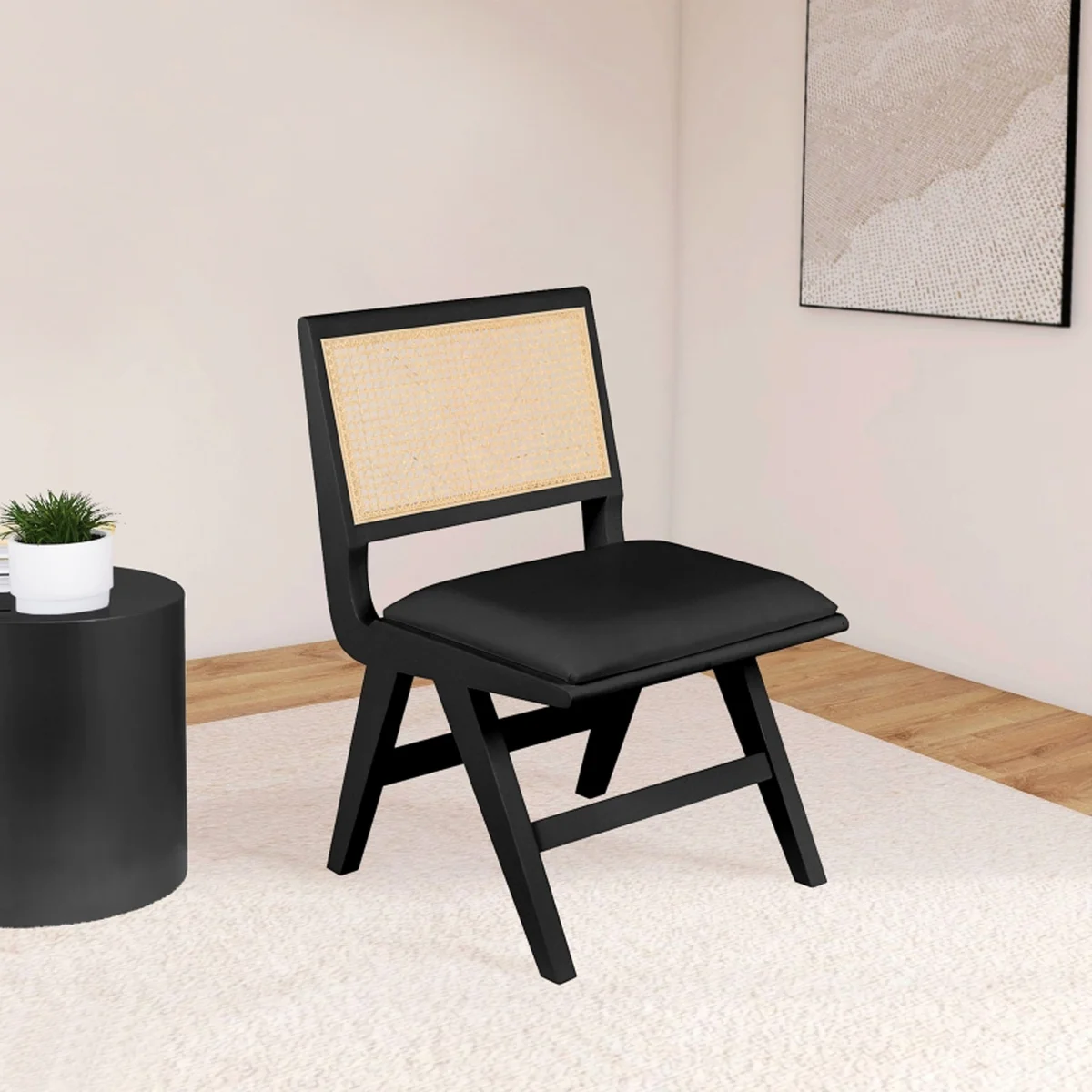 Abby - Dining Side Chair (Set of 2) - Black - View 2