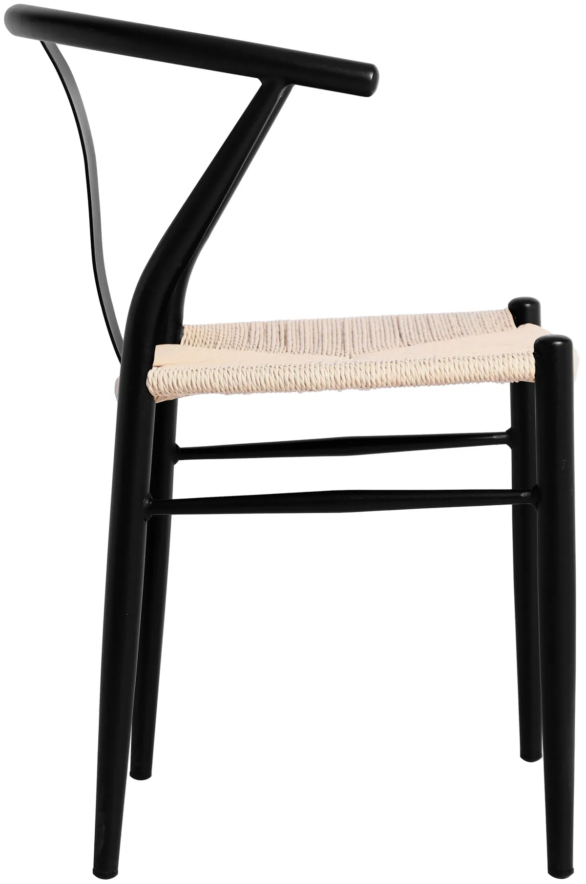 Beck - Hand Woven Rope Dining Chair (Set of 2) - Black