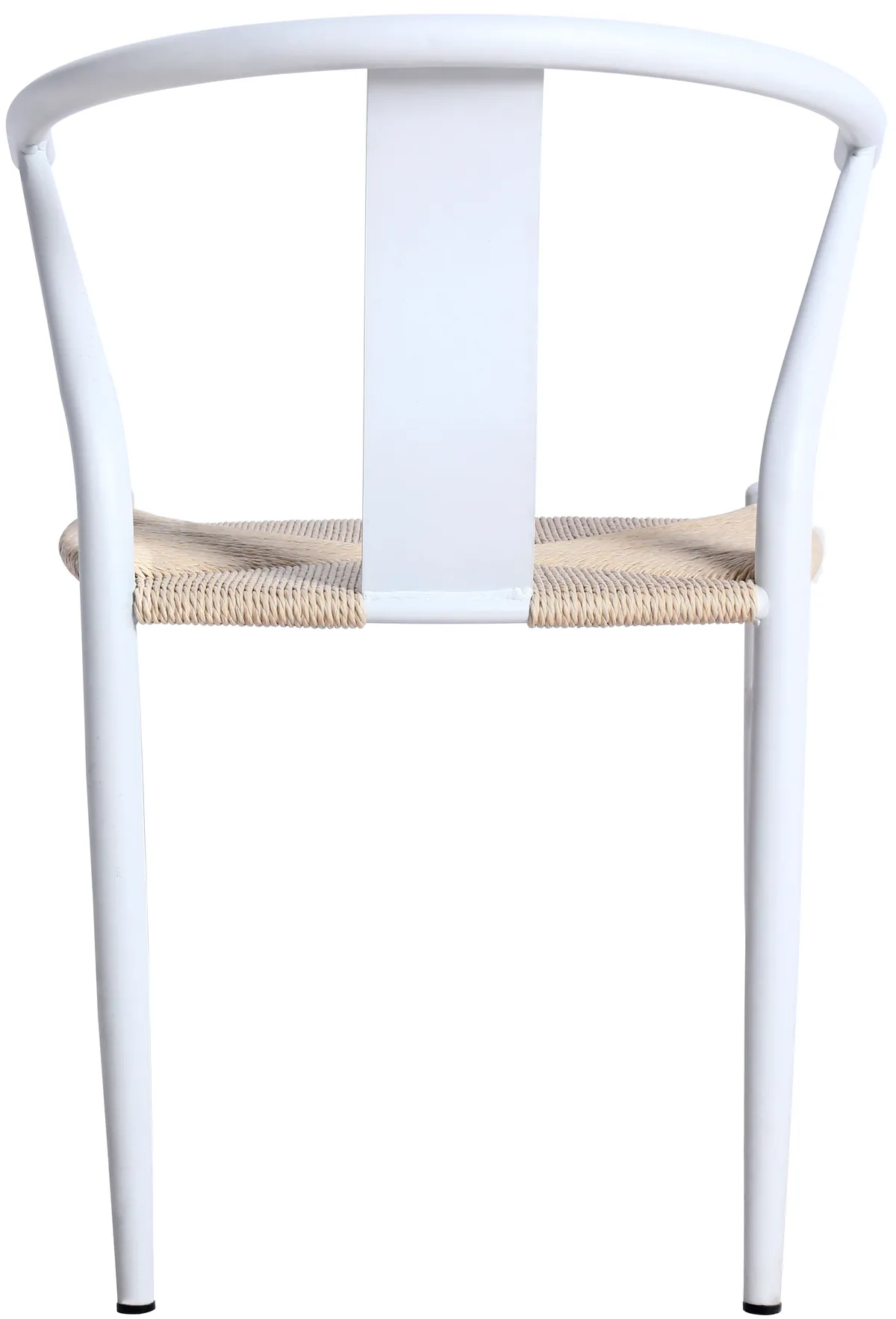 Beck - Hand Woven Rope Dining Chair (Set of 2) - White - View 2