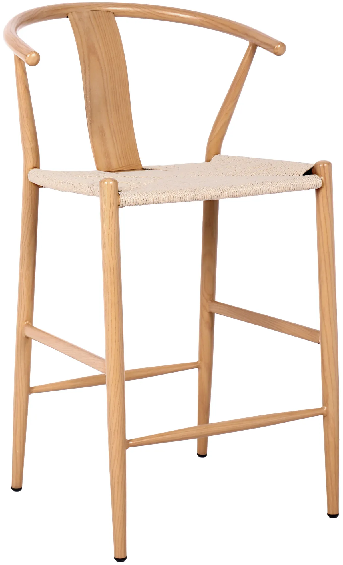 Beck - Hand Woven Rope Stool (Set of 2) - Light Brown