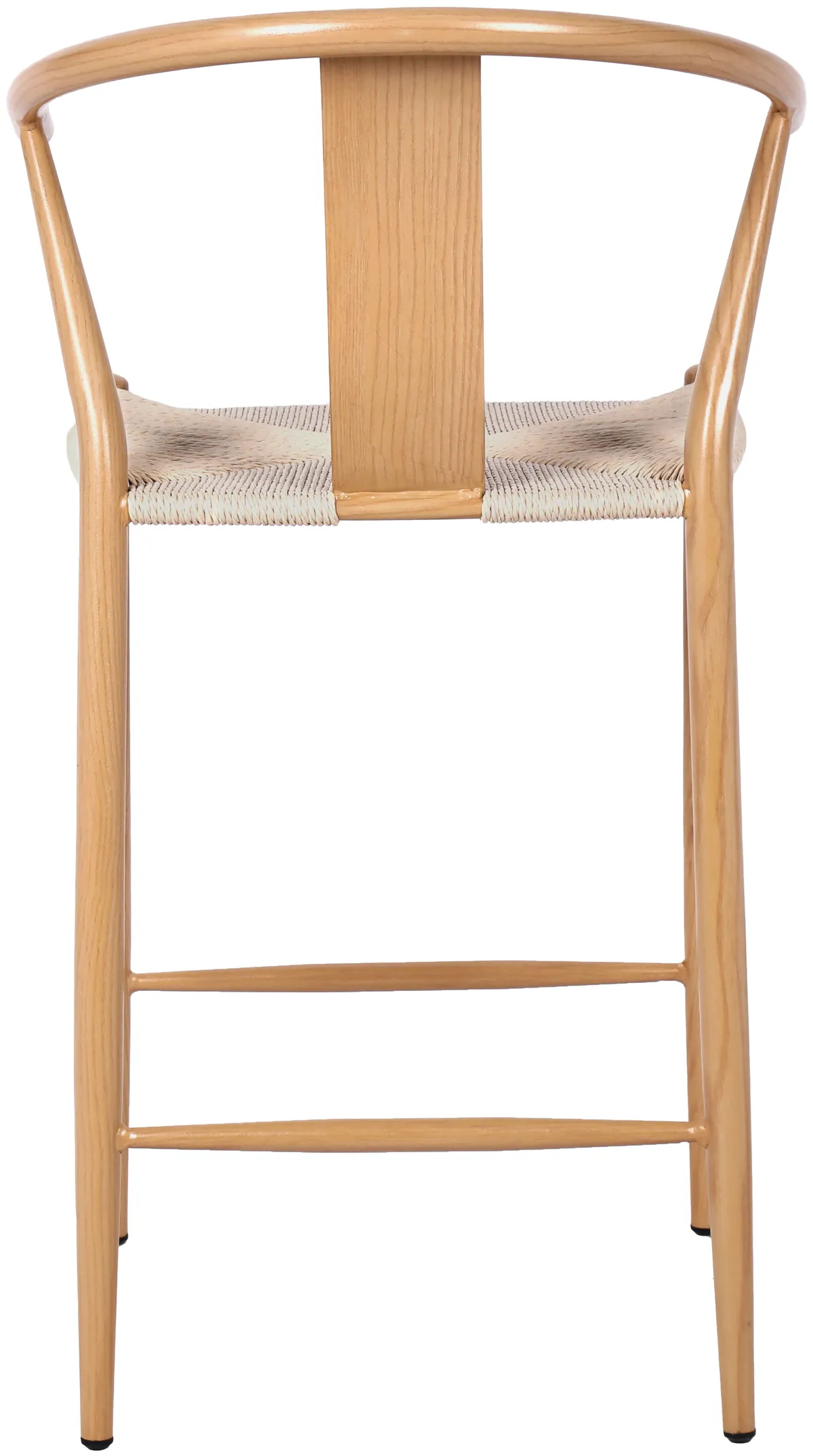 Beck - Hand Woven Rope Stool (Set of 2) - Light Brown - View 2