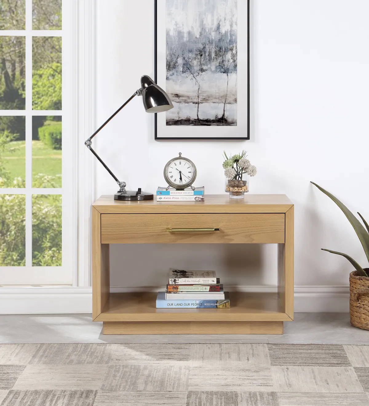 Avery - Night Stand - Oak