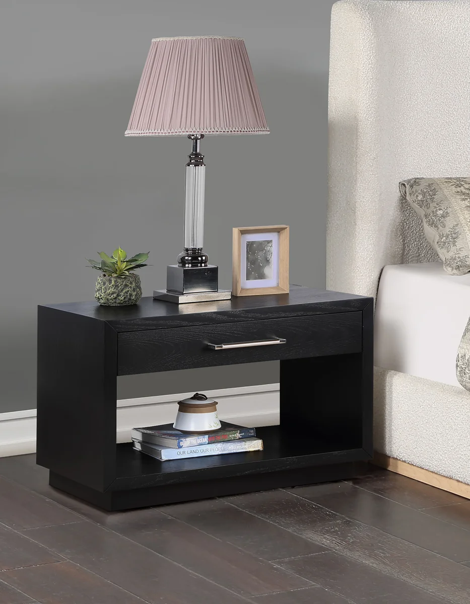 Avery - Night Stand - Black