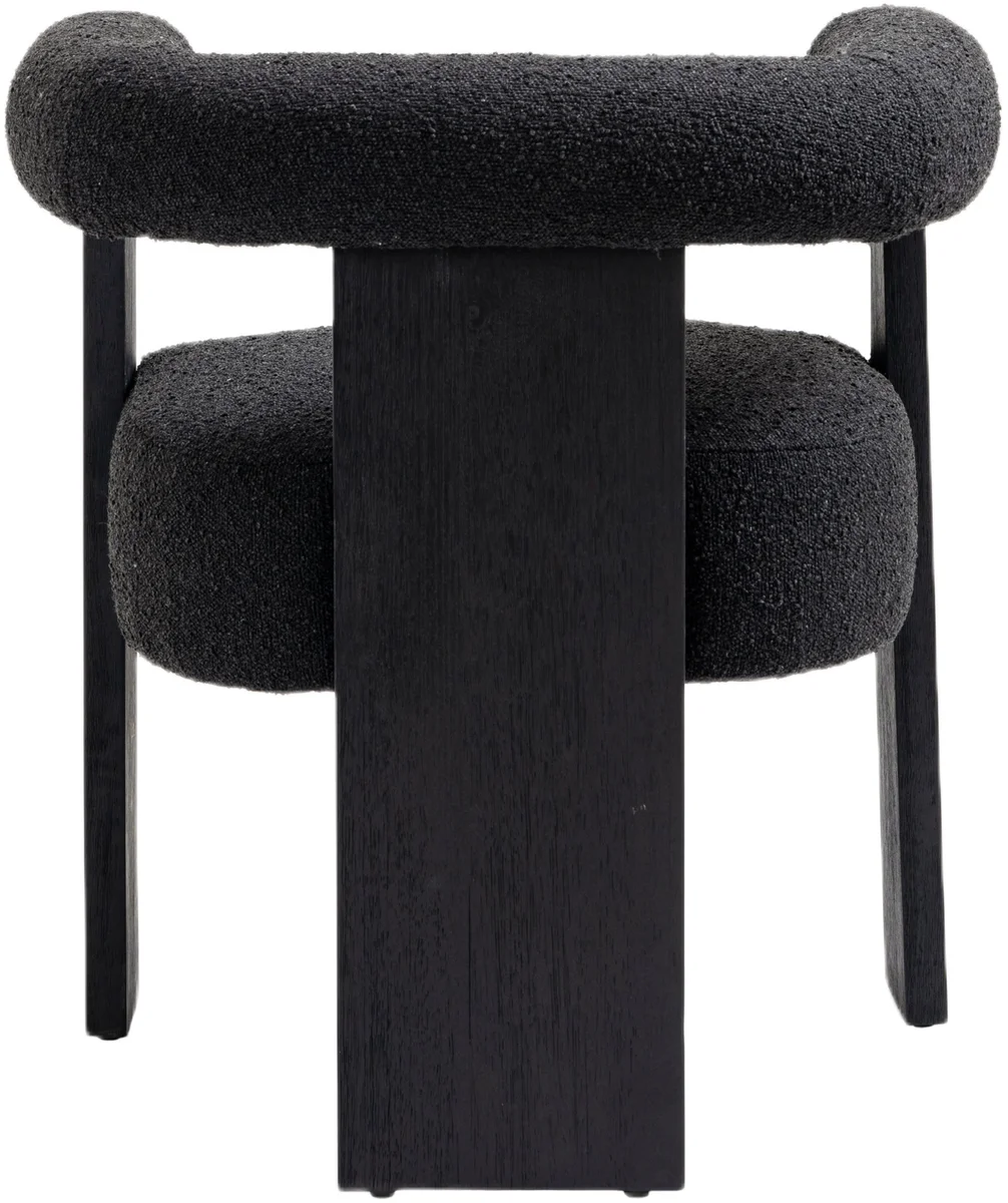 Barrel - Dining Chair - Black - View 2