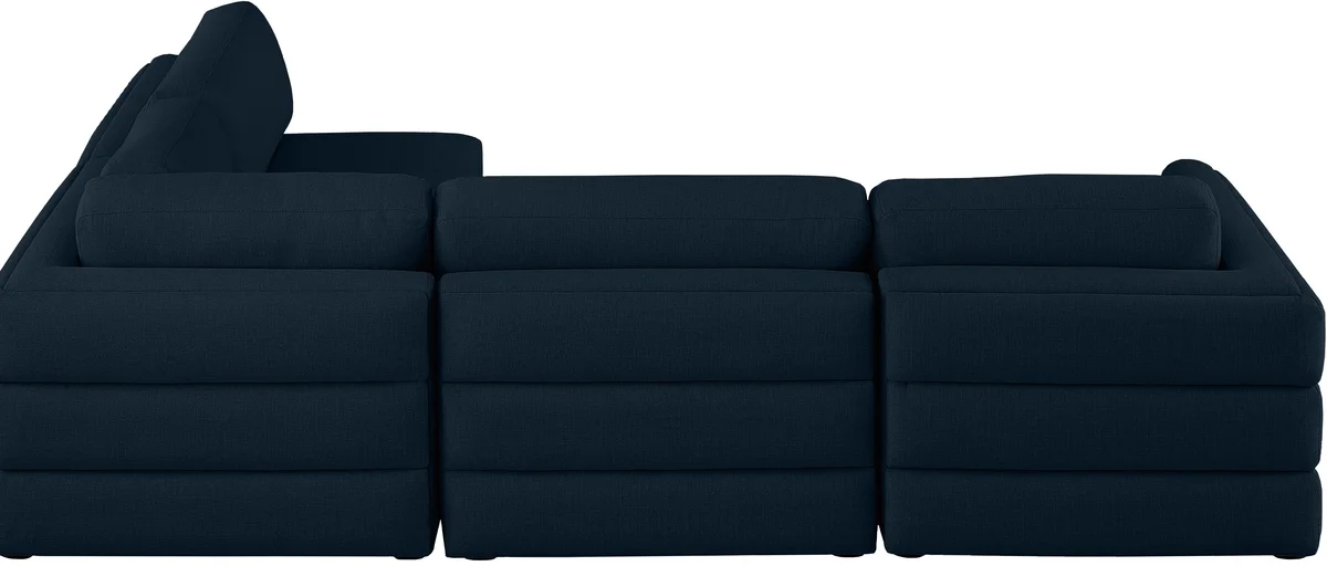 Beckham - 4 Piece Modular Sectional - Navy