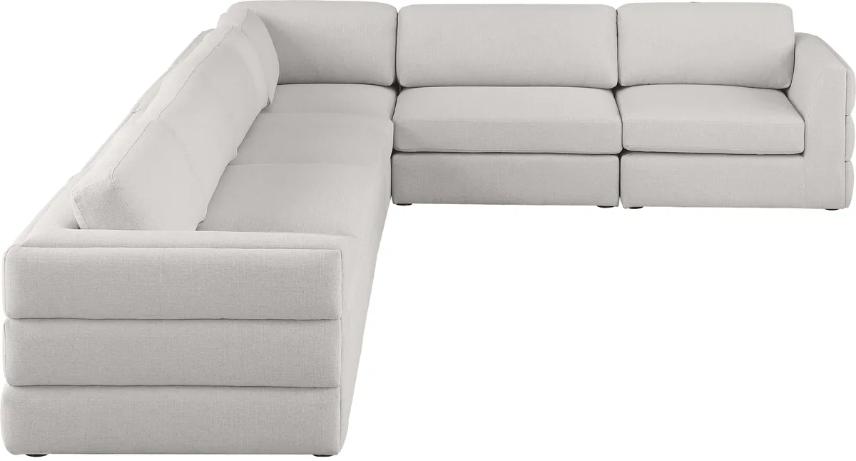Beckham - 6 Piece Modular Corner Sectional - Beige
