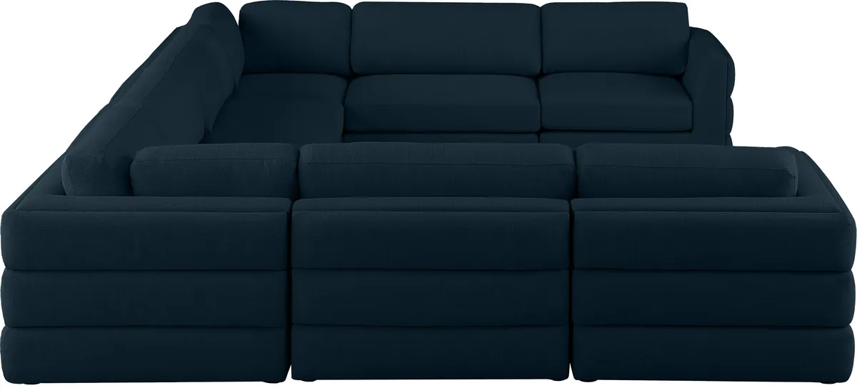 Beckham - 8 Piece Modular Sectional - Navy